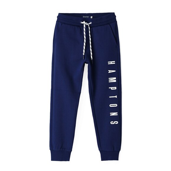 💥 SUMMER SALE - HAMPTONS COTTON DRAWSTRING SWEATPANTS - JOGGER PANTS FOR BOYS - Picture 1 of 7